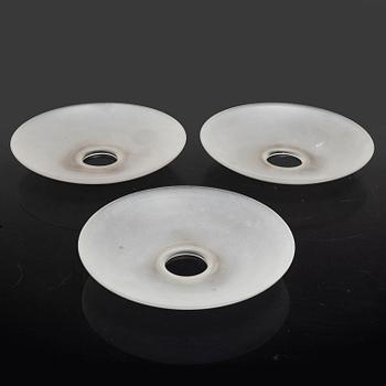 POUL HENNINGSEN, reservdelar till PH-lampor, 3+3+3 glasskärmar samt hållare, Louis Poulsen, troligen 1900-talets förra.