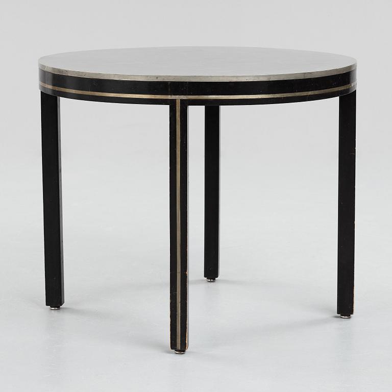 Olof Ågren, & probably Björn Trägårdh or Uno Åhrén, a pewter top table, Stockholm 1930.