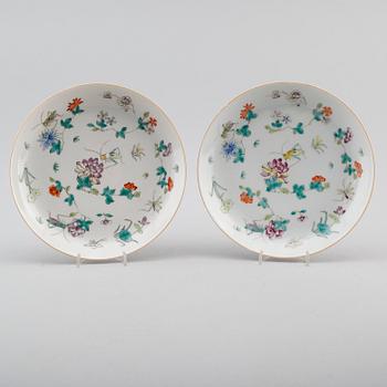 FAT, 1 par, porslin, Kina, 1800-/1900-tal.