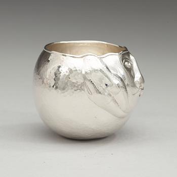 An Olle Ohlsson sterling vase.