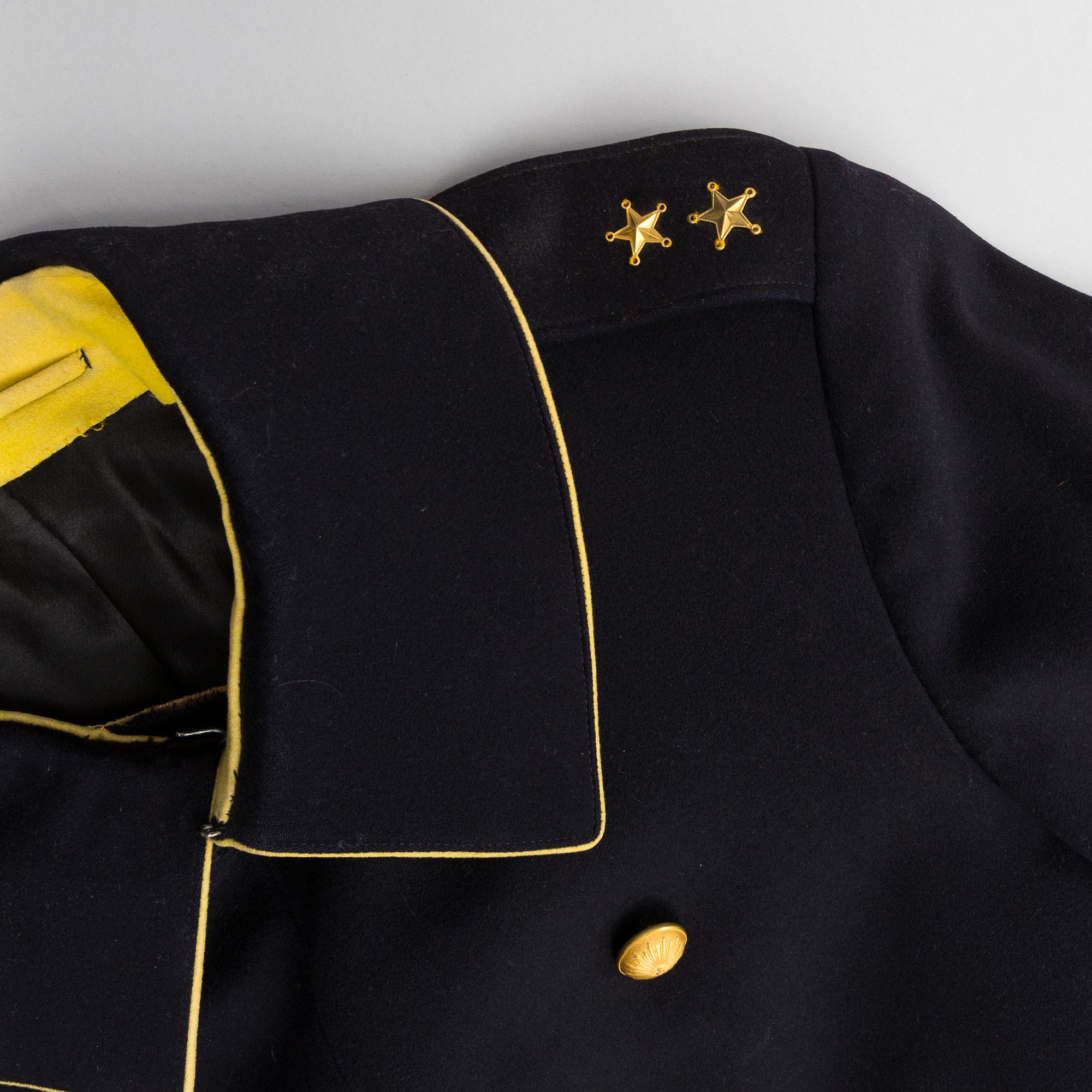 UNIFORM, svensk, m/1888 för officer vid fortifikationen.