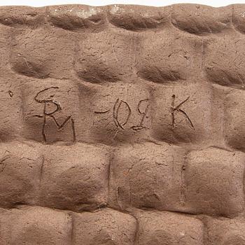 Signe Persson-Melin, a set of two signed and dated  02 earthenware bowls.