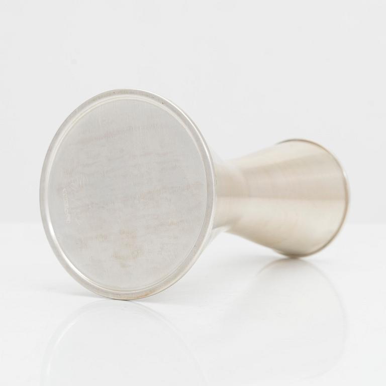 Tapio Wirkkala, ljusstake, sterlingsilver, numr. 13/80, Kultakeskus, Tavastehus 1998.