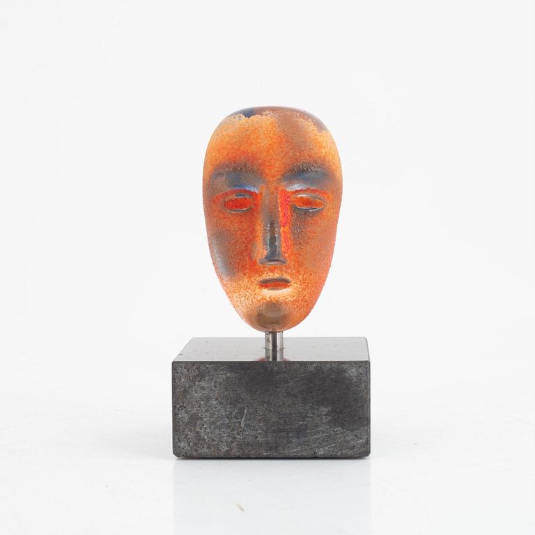 Bertil Vallien, skulpturer, 4 st, "Brains", Kosta Boda.
