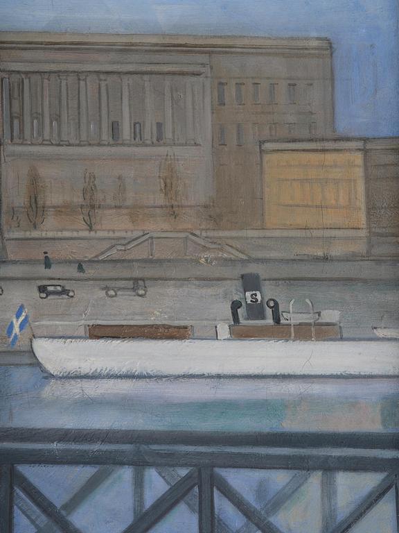 Einar Jolin, View towards the The Royal Palace, Stockholm.