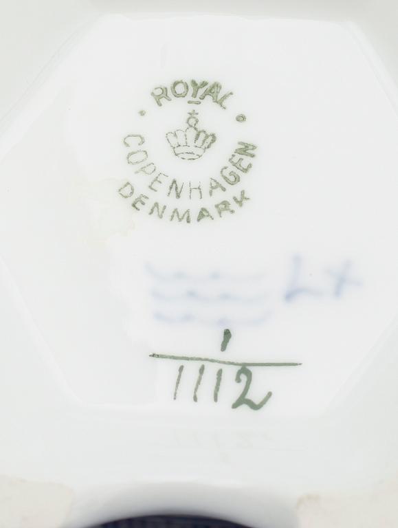 KAFFESERVIS, 13 del, porslin, Musselmalet, Royal Copenhagen.
