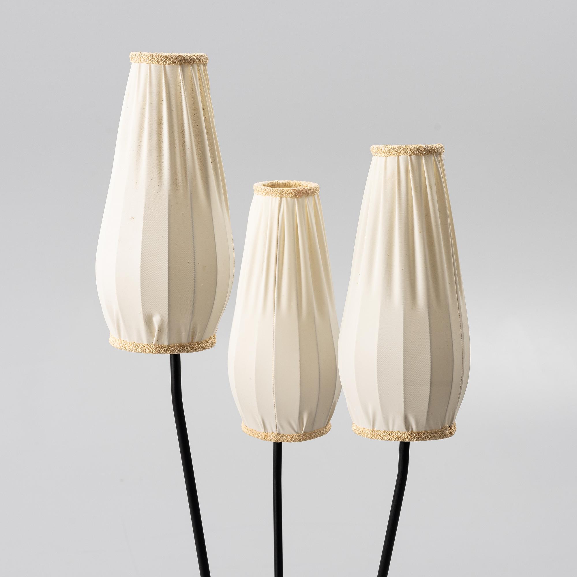 A floor lamp, mid-20th Century.