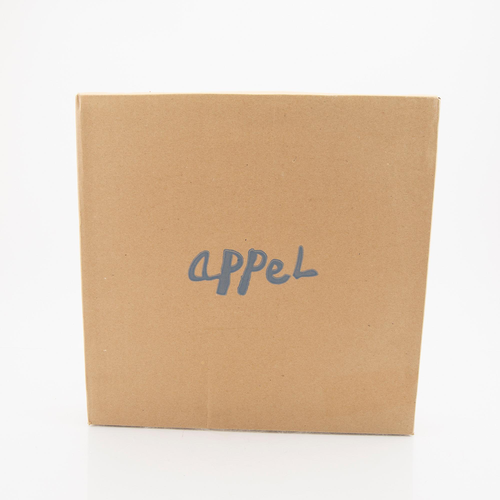 Karel Appel, a  numbered eartheware plate 153/999.