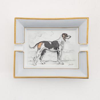 Hermès, askfat, porslin.