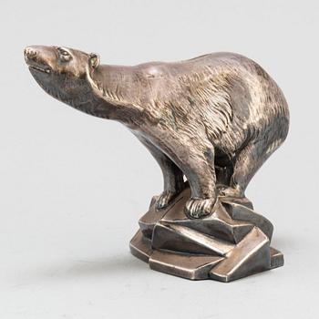 CHARLES SVEJSTRUP MADSEN, a silver plate paperweight.