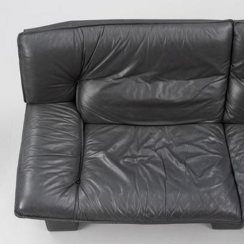 Nicoletti Salotti, an "Ambassador" sofa with ottoman, Italy 1970s-1980s.