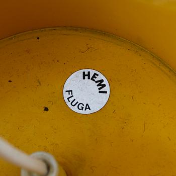 TAKLAMPOR, 3 st, Hemi, 1900-talets andra hälft. Höjd 25 cm.