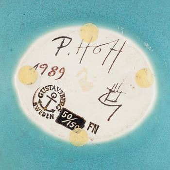 Paul Hoff, a stoneware bowl for Gustavsbergs studio, 1989, ed 50/150.