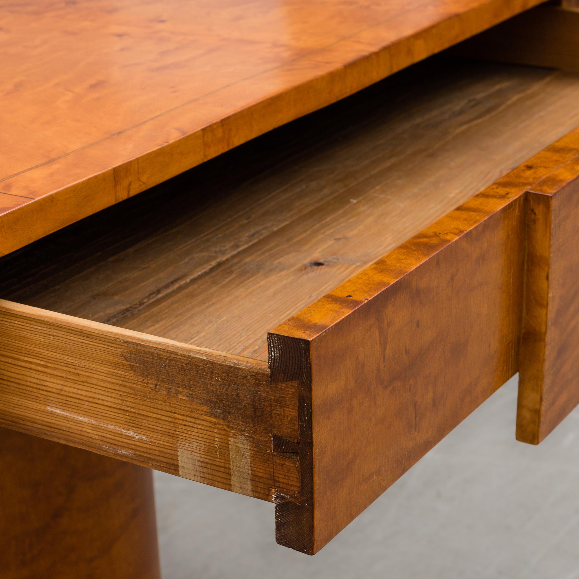 A Swedish empire table, first half of the 19th century.