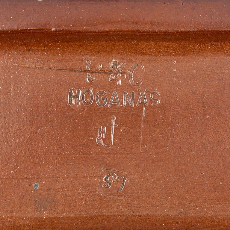 Handfat/vask, saltglaserat stengods, V40, Höganäs.