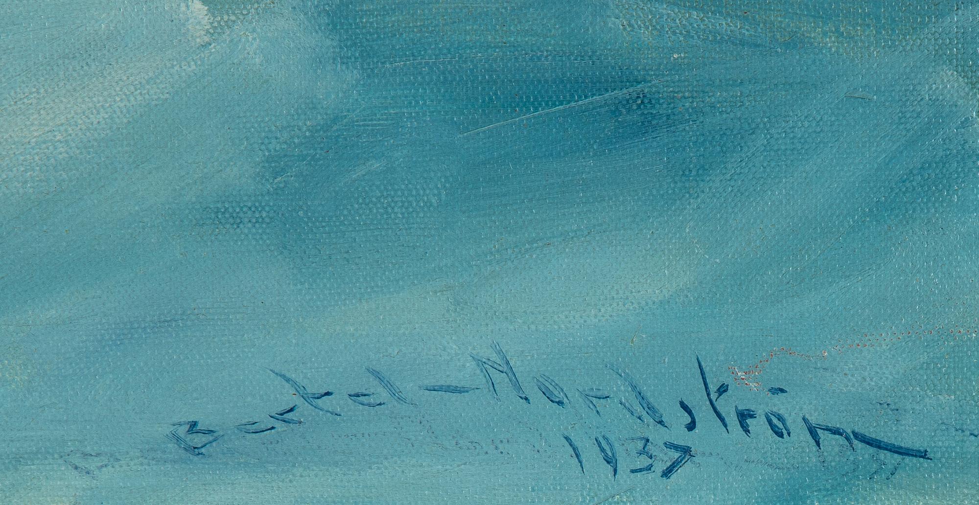 Bertel Bertel-Nordström, oil on canvas, signed and dated 1937.