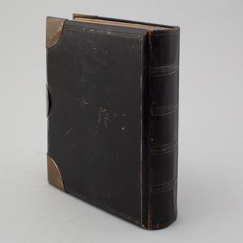 A PHOTO ALBUM, ca 150 photos, secod half of the 19th century.