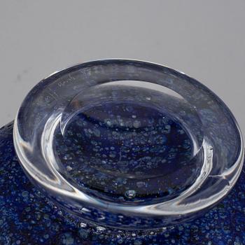 GÖRAN WÄRFF, a glass bowl, unik, Kosta, signed.
