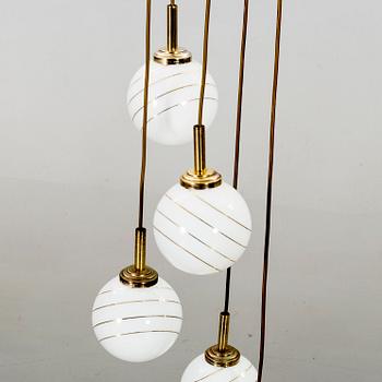 AN 1970'S CEILING LAMP.