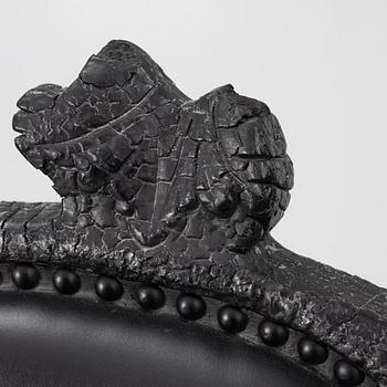 Maarten Baas, 2 st, "Smoke Chair", Moooi.