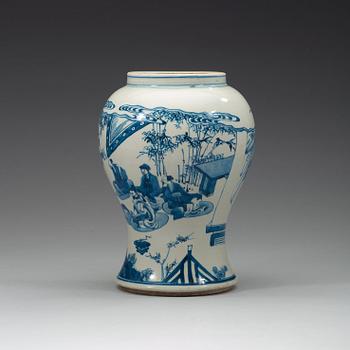 VAS, porslin. Qingdynastin, Kangxi (1662-1722).