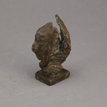 FOLKE TRUEDSSON, osignerad, brons, "Blomkalk" Nr 2.