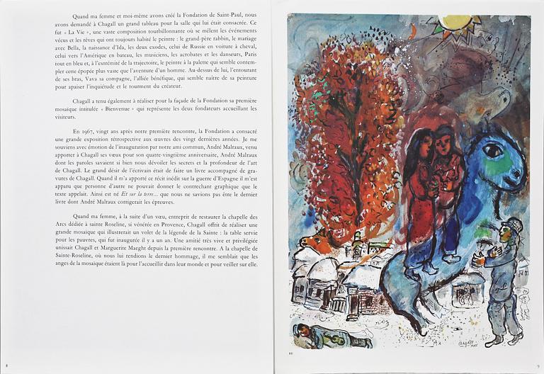 DERRIERE LE MIROIR, nummer 225, Chagall, Maeght éditeur, 1977.