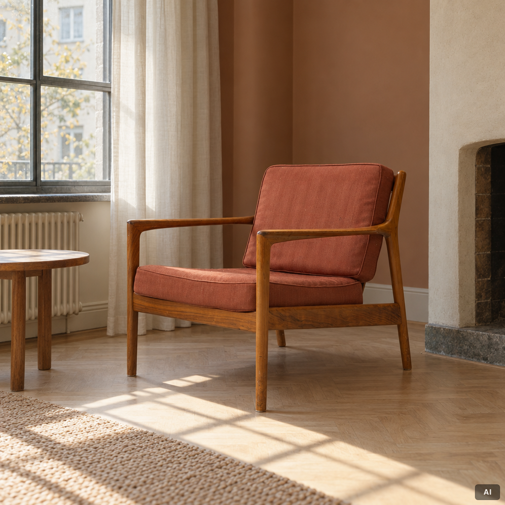 Folke Ohlsson, Armchair, "USA 75", Dux, 1960s.