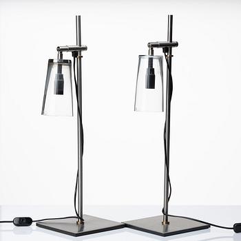 A pair of 'Manhattan' lamps by Gunnel Svensson, Bsweden.