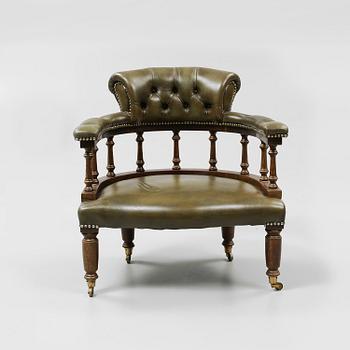 FÅTÖLJ, engelsk stil, 1900-talets andra hälft.