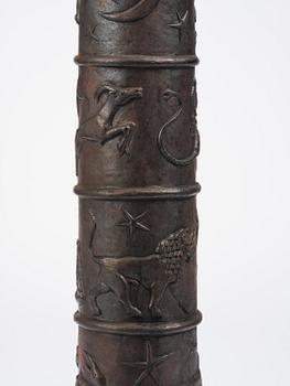 Johannes Dahl, piedestal, "Solvisare", Näfveqvarns bruk, Swedish Grace.