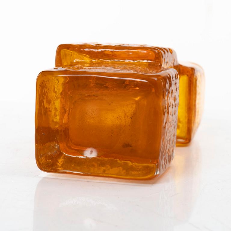 Geoffrey Baxter, "Drunken Bricklayer", vase, glass, Whitefriars.