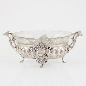 Gustaf Möllenborg, jardinjär, silver, Stockholm, 1890.