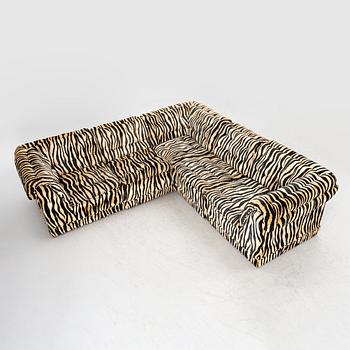 A sofa in 5 modules,  1970s.