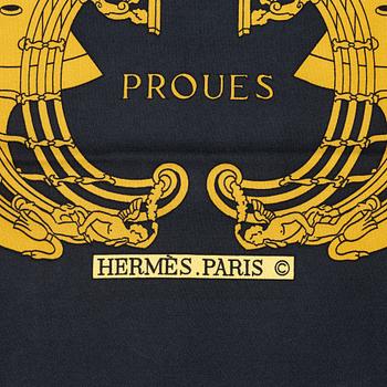 Hermès, scarf, "Proues".