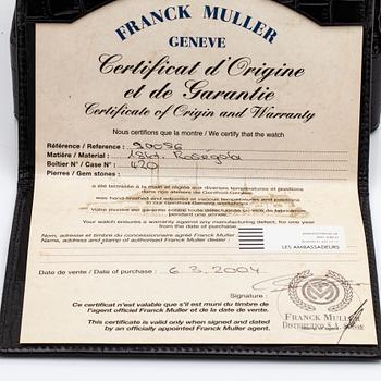 FRANCK MULLER, Geneve, Long Island, wristwatch, 22 x 32 mm.