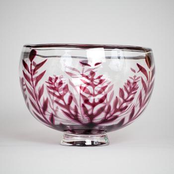 SKÅL, glas, Lars Hellsten, Orrefors Expo, 1900-tal.
