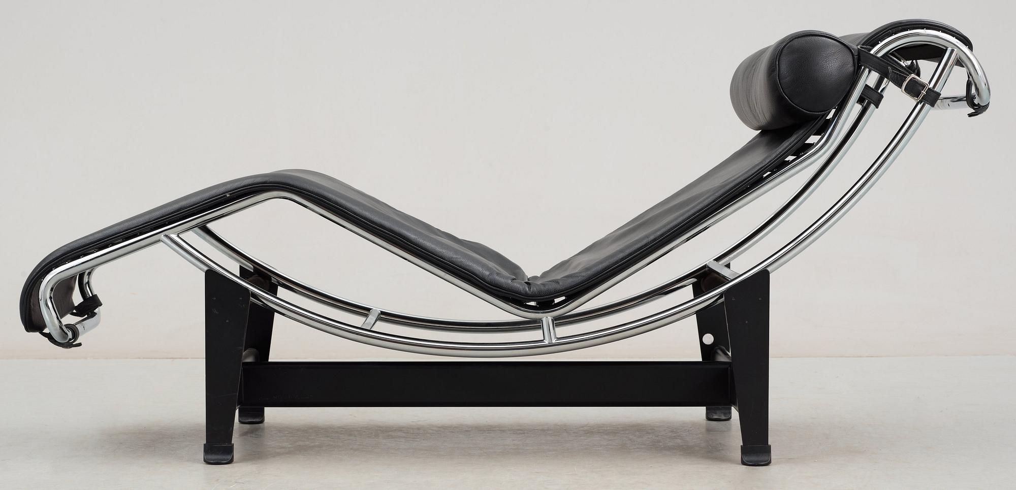 LE CORBUSIER, PIERRE JEANNERET & CHARLOTTE PERRIAND, vilstol "LC 4", Cassina, Italien.