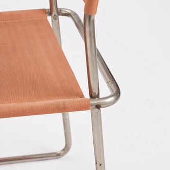 Marcel Breuer, stol, första varianten av modell "B5", Standard Möbel, Tyskland ca 1926-27.