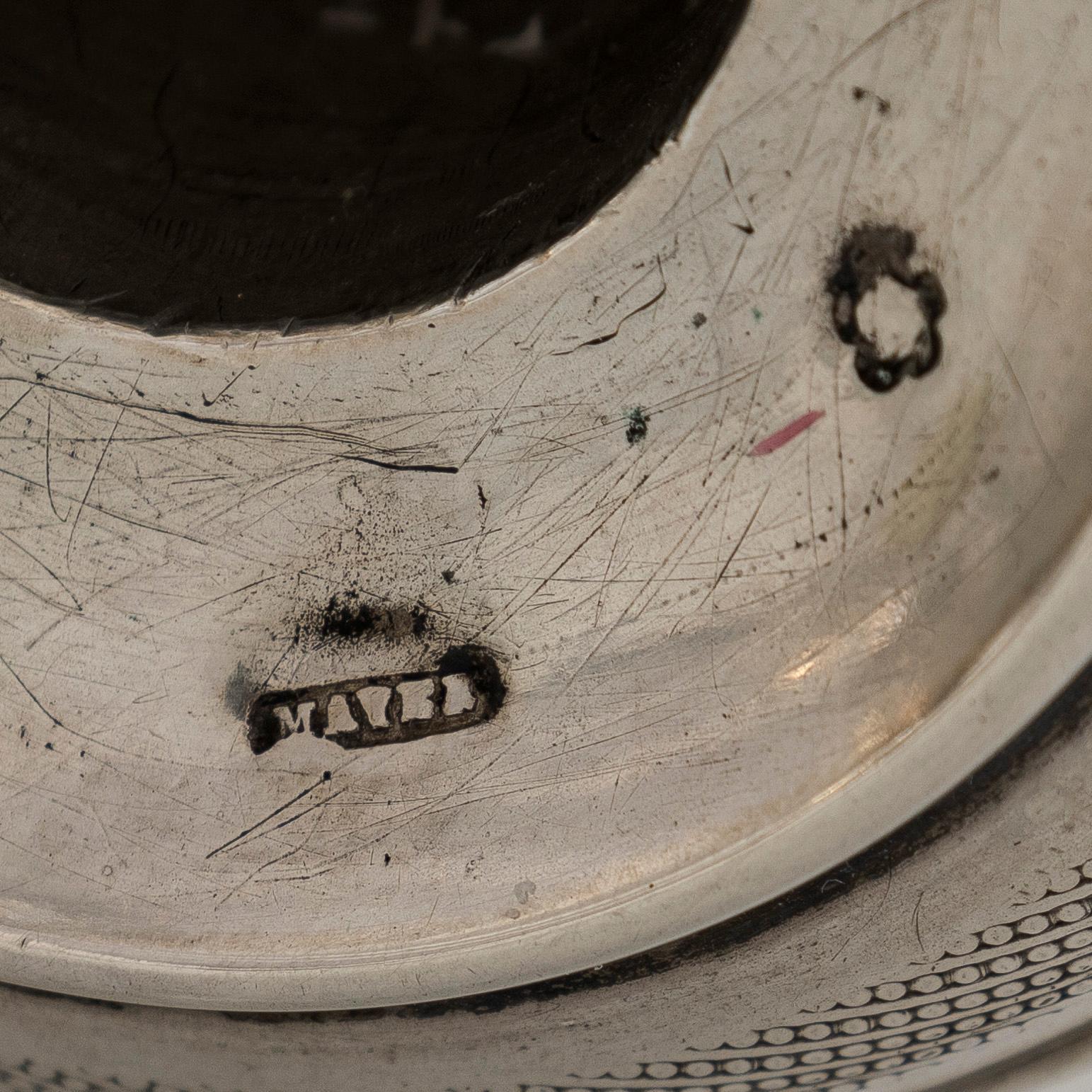 Ljusstakar, 3 st, silver, Österrike-Ungern 1807-1922.