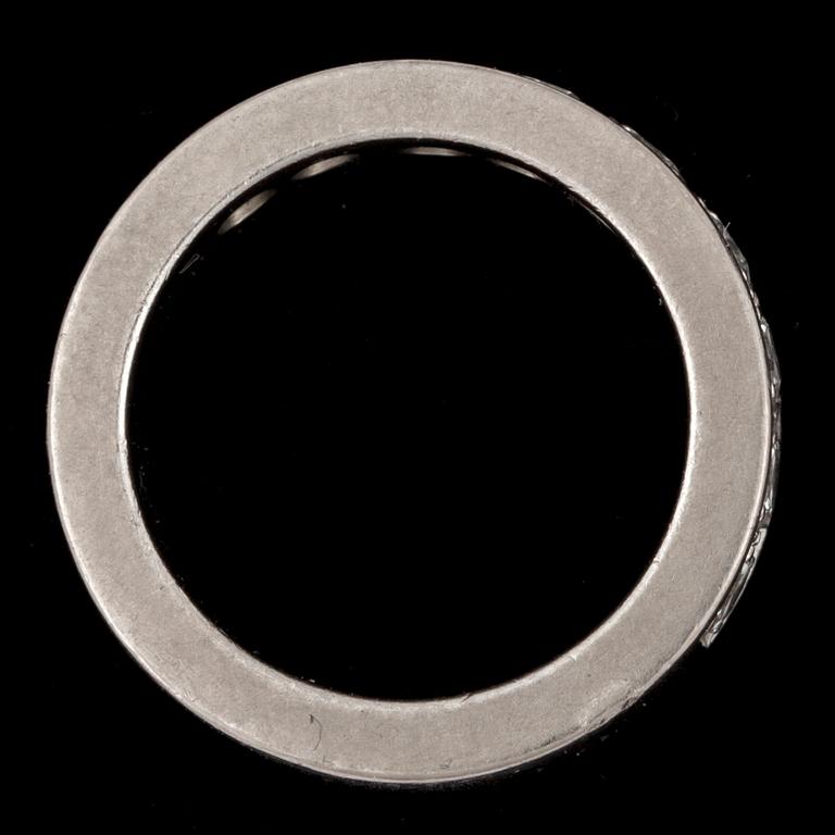 RING, briljantslipade diamanter, tot. ca 1.60 ct.