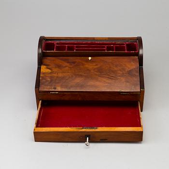 A 19th century writing box.