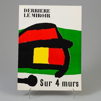 DERRIÈRE LE MIROIR, tidskrift, "Sur 4 murs", No. 107-108-109, 1959.