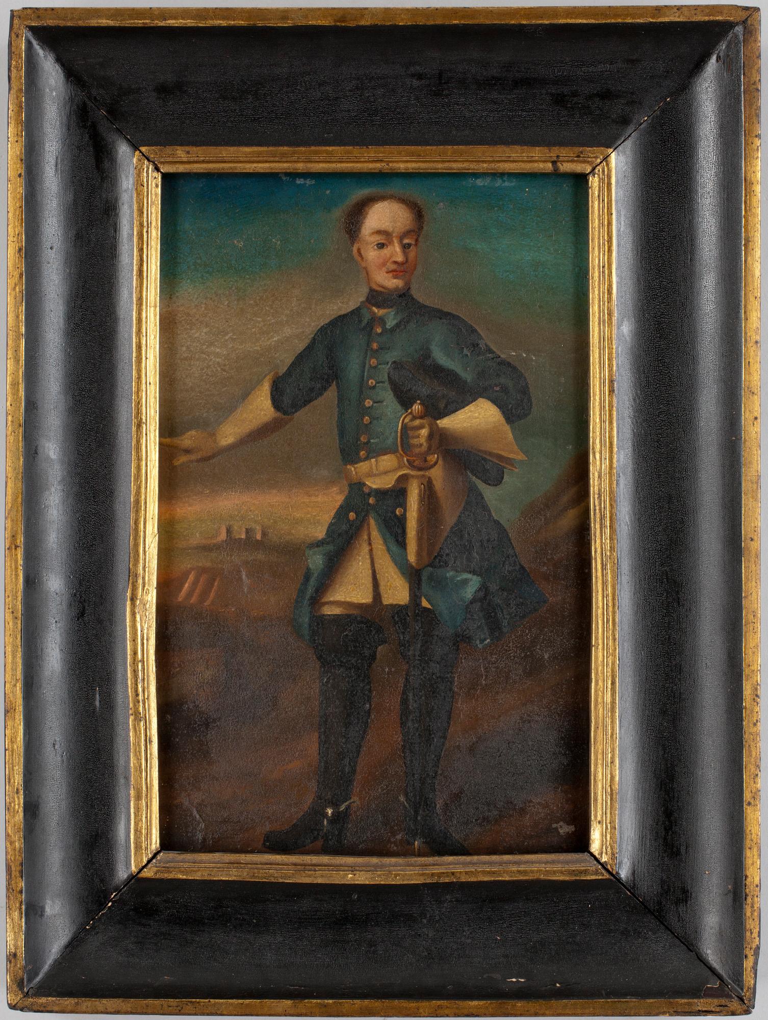 OKÄND KONSTNÄR, olja på duk, 1700-tal.