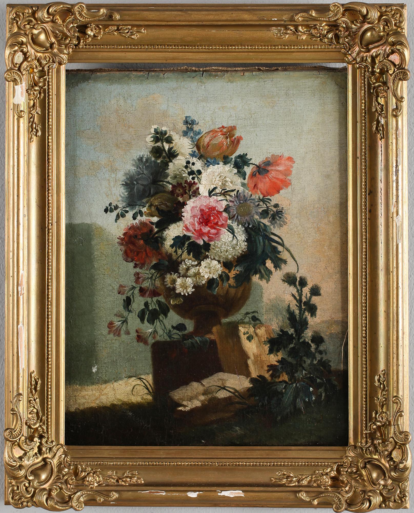 OKÄND KONSTNÄR, 1 par, olja på duk, 1700-/1800-tal.
