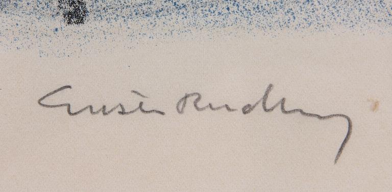 GUSTAV RUDBERG, färglitografi, sign o numr 113/360.