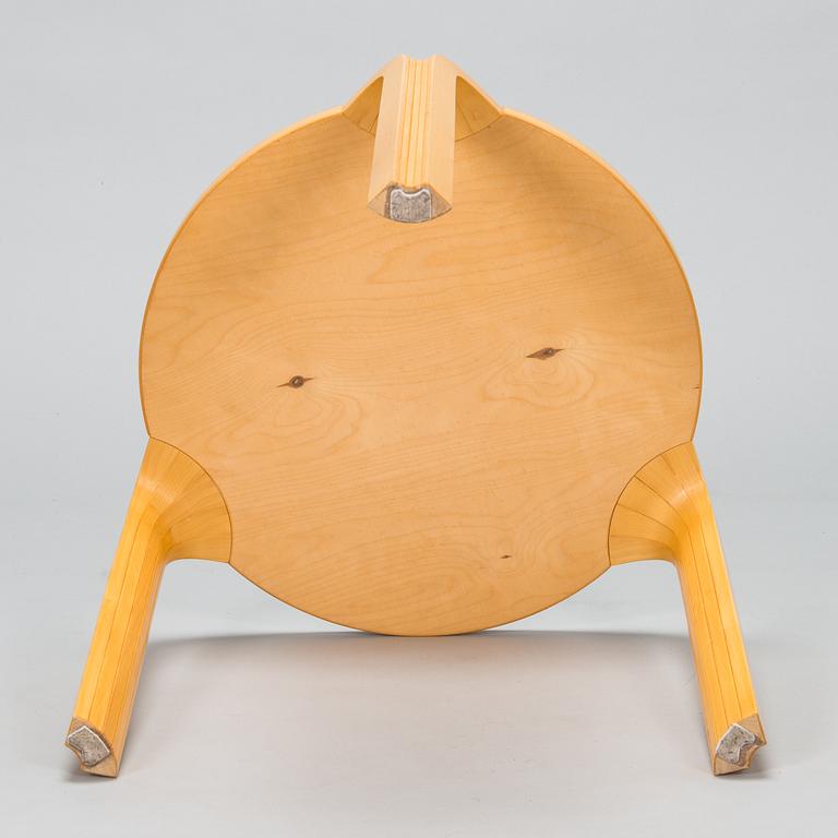 Alvar Aalto, an early 1990's 'X600' stools for Artek.