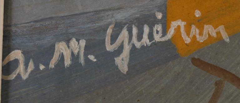 ARMAND MARIE GUÉRIN, olja på pannå, sign.