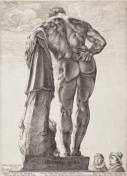 Hendrick Goltzius, "Hercules Farnese".