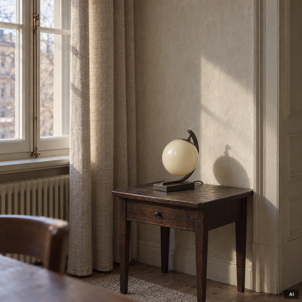 A table lamp, 1930s.